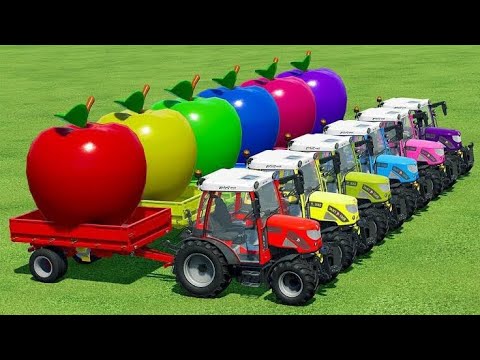 Transport Apples And Spread Fertilizer With Rigitrac Tractors - Farming Simulator 22 #3