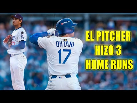 El Mejor Partido de un Jugador en la Historia - Shohei Ohtani - Dodgers vs Cerveceros