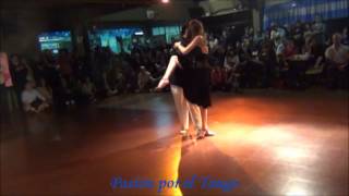 Video thumbnail for LUCILA BARDACH y MARCELO LAVERGATA bailando el Tango ADIOS ARRABAL en la MILONGA DEL LOLA