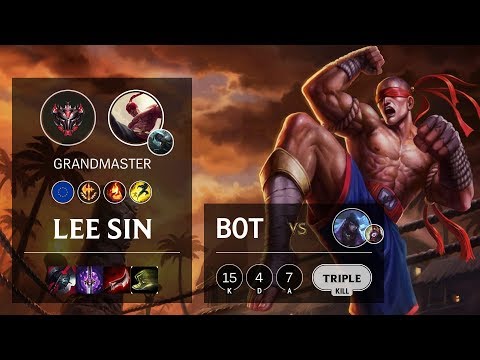 Lee Sin Bot vs Aphelios - EUW Grandmaster Patch 10.8
