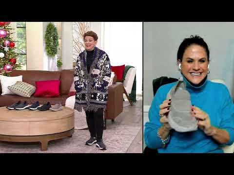 Clarks Cloudsteppers Slip-On Knit Sneaker - Circuit Path on QVC