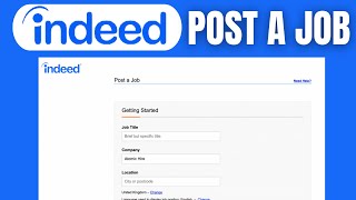 How to Post A Job On Indeed 2022 | Indeed Step By Step Tutorial