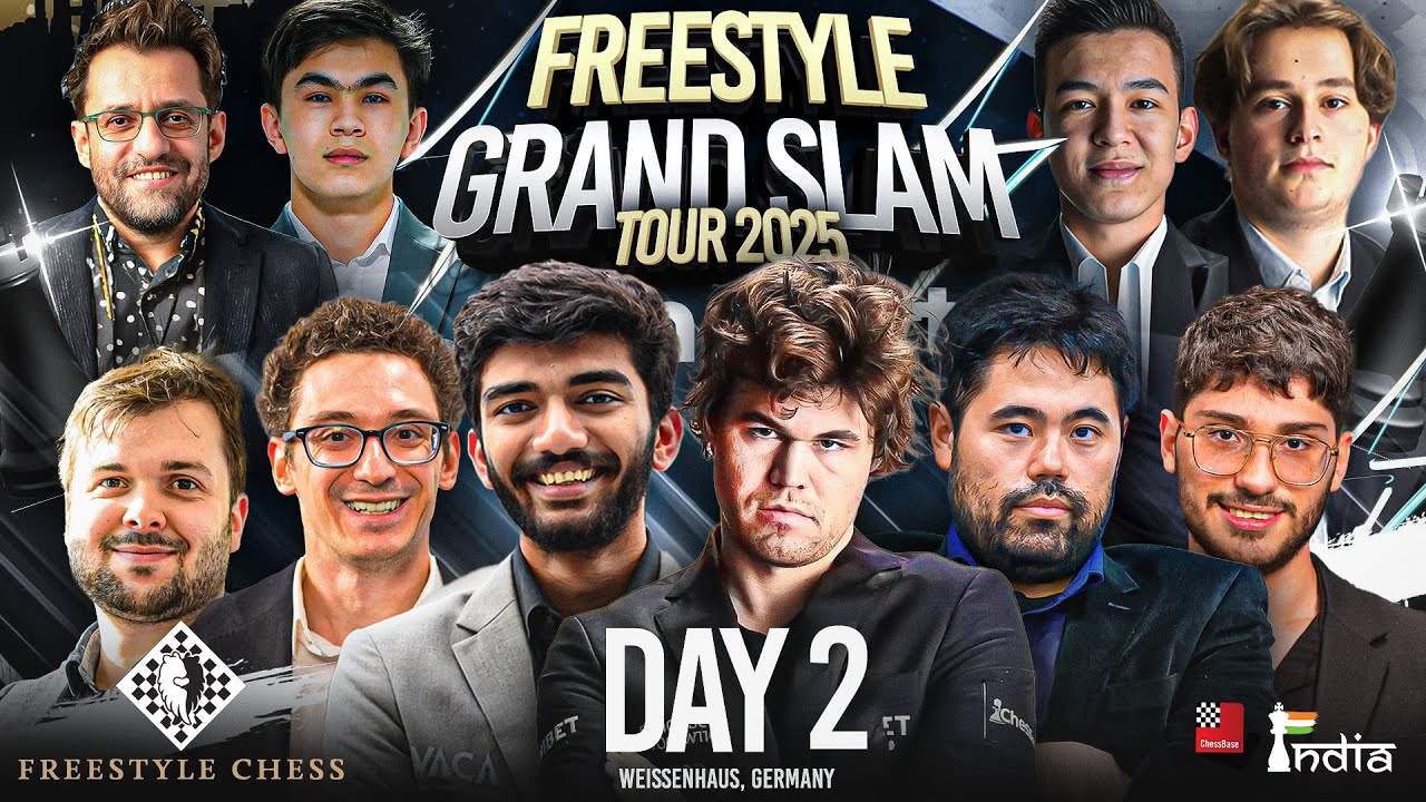 Gukesh vs Carlsen | Day 2 | Freestyle Chess Grand Slam Tour 2025 | Weissenhaus Germany