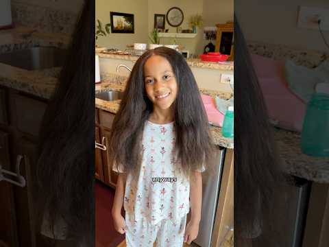 Ich bereite die Haare meiner Tochter für Fulani Flip-Over-Zöpfe vor ✨ #Zöpfe #lockigesHaar #Wasch...