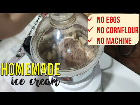 HOME MADE CHOCOLATE ICE CREAM in a MIXER || Trying for the first time || Anuja Ambardekar