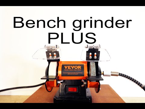 Vevor bench grinder / buffer / polisher tool, reviewed by Coffee and tools Ep 344