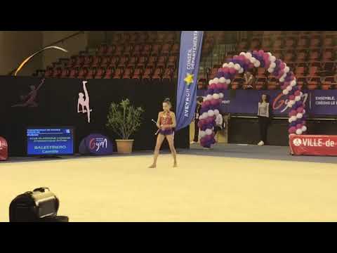 Elsa Somville championnat de France Élite Espoir 2018 massues