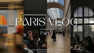 Paris Vlog Part 2 / 28歳メンズ社会人1人でパリへ行く/ ルーブル美術館、パリ散策・カフェ巡り
