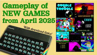 New ZX Spectrum games from April 2025
