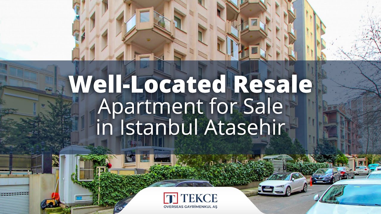 Well-Located Resale Apartment for Sale in Istanbul Atasehir