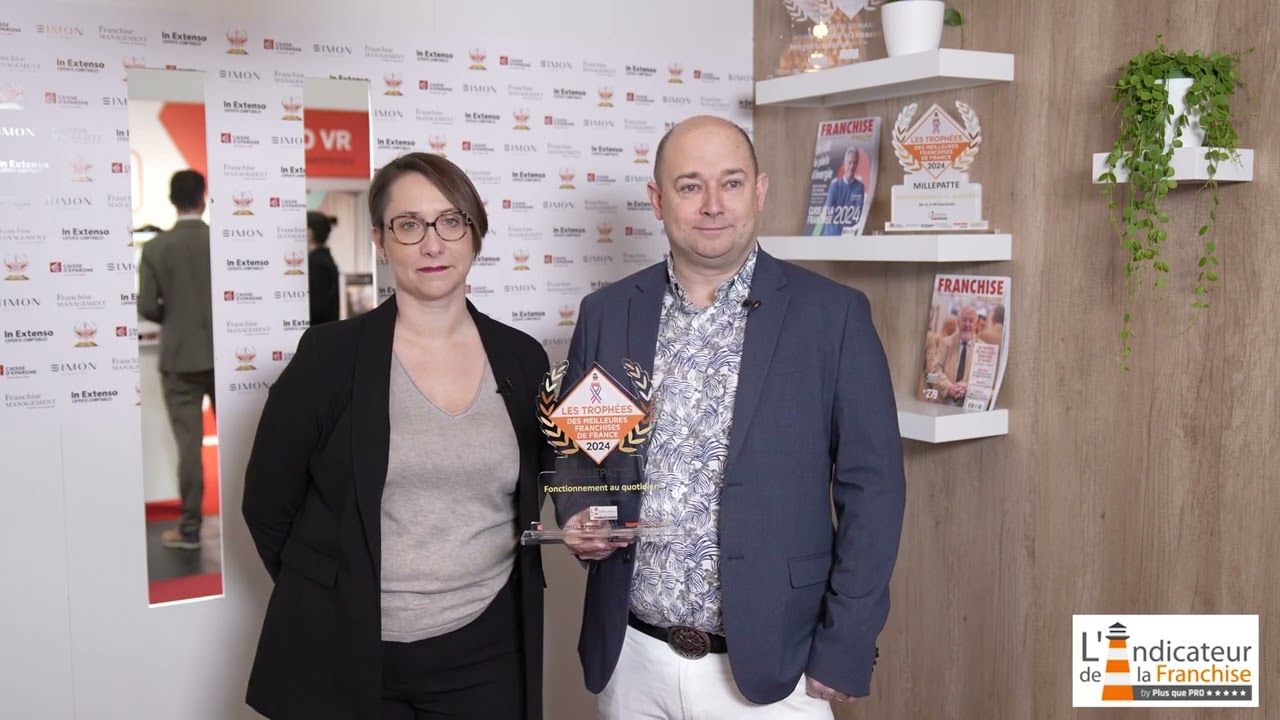 TM2F 2024 Réseaux d&rsquo;Or de 11 à 50 Franchisés « Fonctionnement au quotidien » Millepatte