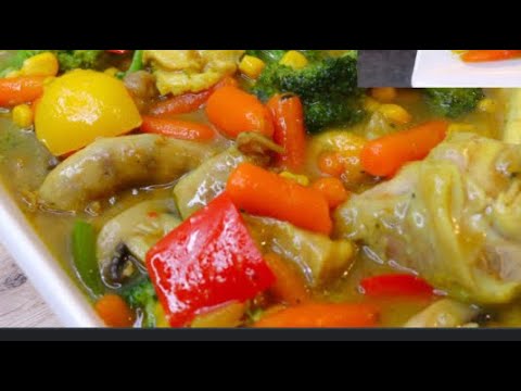 How to make chicken sauce for white rice