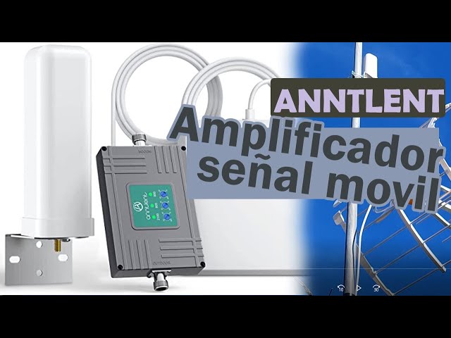 Vídeo relacionado con ANNTLENT Amplificador de Cobertura Movil en Banda 20/8 (800/900Mhz) 4G LTE 3G 2G gsm, Repetidor de Señal Celular Antena Compatible con Todos los Operadores, Repetidor para el Hogar Oficina Campo