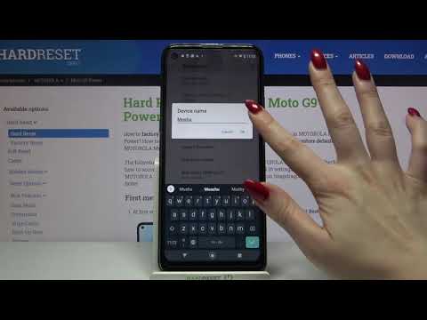 Open Phone Settings and Rename Device - MOTOROLA Moto G9 Power