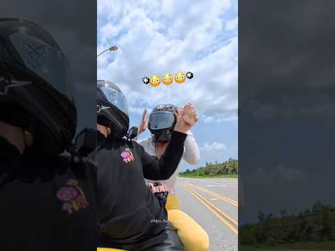 How was he wearing that?! #biker #viral #funny #shorts #fyp