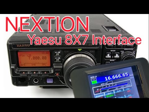 Nextion Interface for the Yeasu 8X7 series.