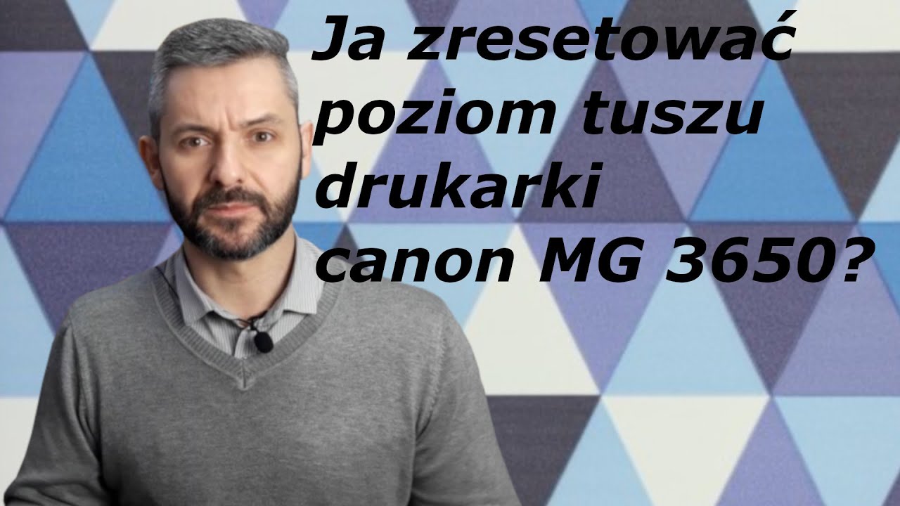 ~ (FB 281) Jak zresetować poziom tuszu drukarki canon MG 3650
