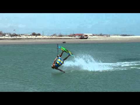 Kitesurfing Technique - Front Roll Hand Wash Transition