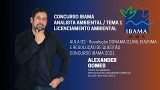 Aula 2 Resolução CONAMA 01/86 - Cargo Analista Ambiental Concurso IBAMA 2024 / 2025