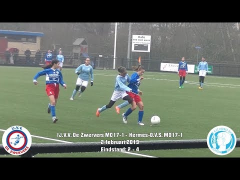 Samenvatting IJ.V.V.  De Zwervers MO17-1 - Hermes-D.V.S. MO17-1