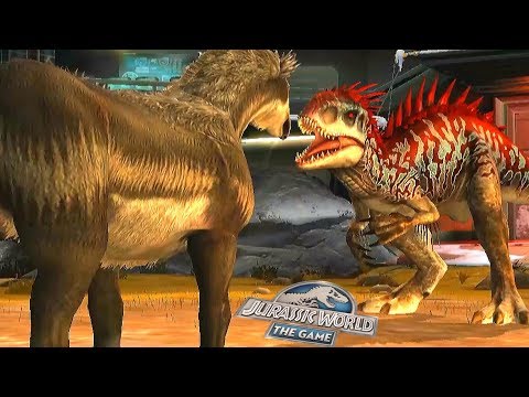 URTINOTHERIUM vs INDOMINUS REX - PVP BATTLE SUPER MODs 999+ | JURASSIC WORLD THE GAME