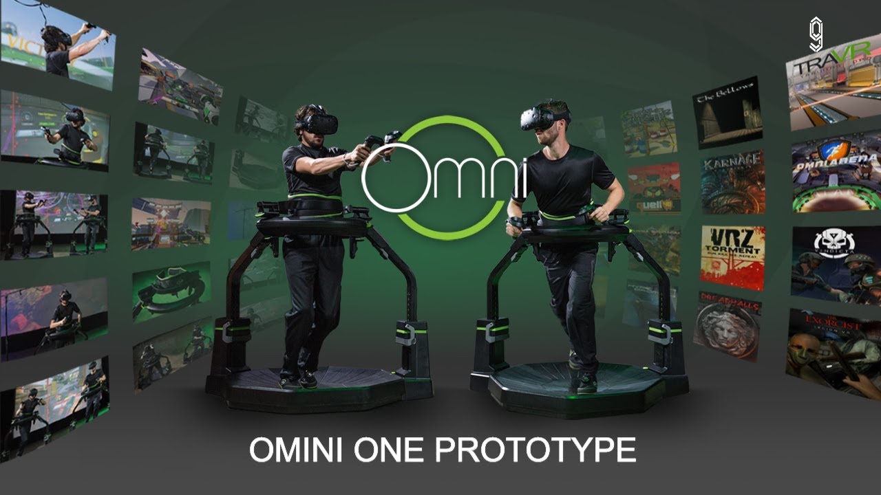 Virtuix Omni One prototype in use