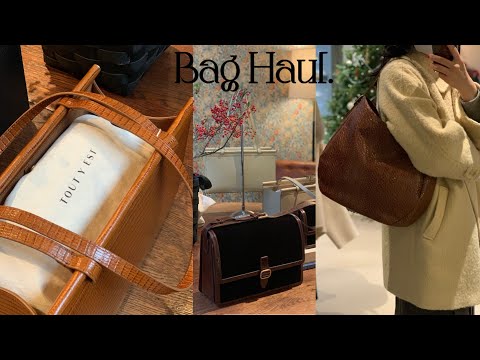 haul | 👜 TOUT Y EST 투티에 팝업스토어 | 🤶🏻크리스마스 셀프산타 올해 여기서 할까? 🦌| 30만원대 가방 추천 | 하울이라 써놓고 캐롤bgm 트는 영상 🎶