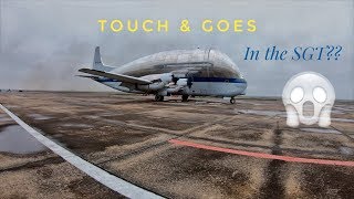 Touch and gos in the NASA Super Guppy?!?