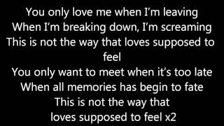 Jeremy Thurber - Love Me When I&#39;m Leaving (lyrics)
