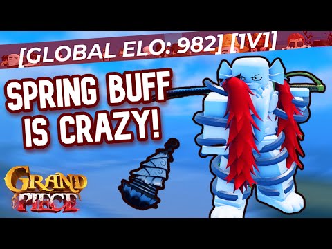 [GPO] USING BUFFED SPRING AND ACE IN HIGH ELO ARENA!