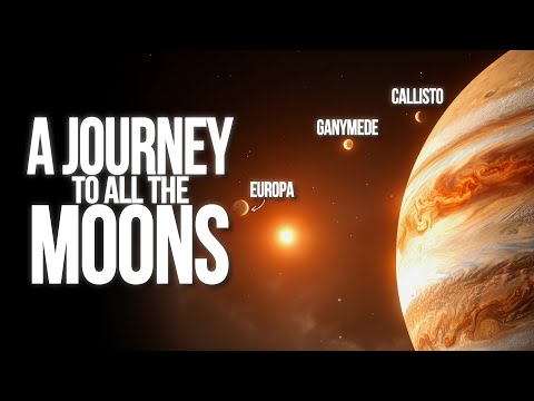 Flying Through Every Moon In Our Solar System