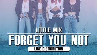 Little Mix - Forget You Not ~ Line Distribution