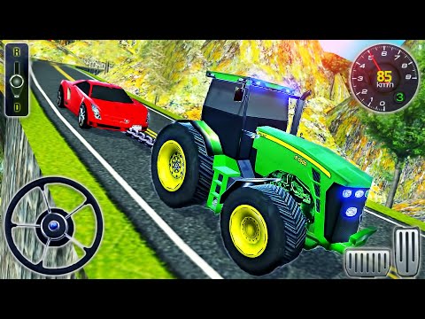 Offroad Chained Tractor Towing Car - Rescue Hill Driver Vechies Simulator - Android GamePlay