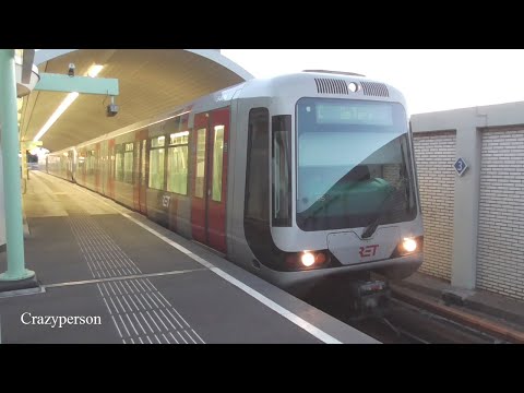 Metro Rotterdam De Terp - De Akkers, RET Lijn C in 2019