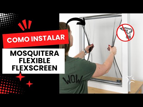 Cómo Instalar y Limpiar la Mosquitera FlexScreen Paso a Paso