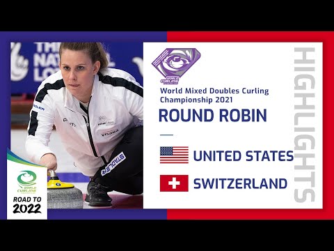 Highlights of United States v Switzerland - World Mixed Doubles Curling Championship 2021