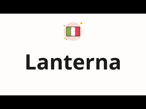 Como pronunciar Lanterna