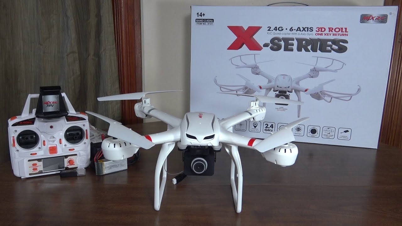 Dron MJX X101 + kamera C4016 v ALU kufru