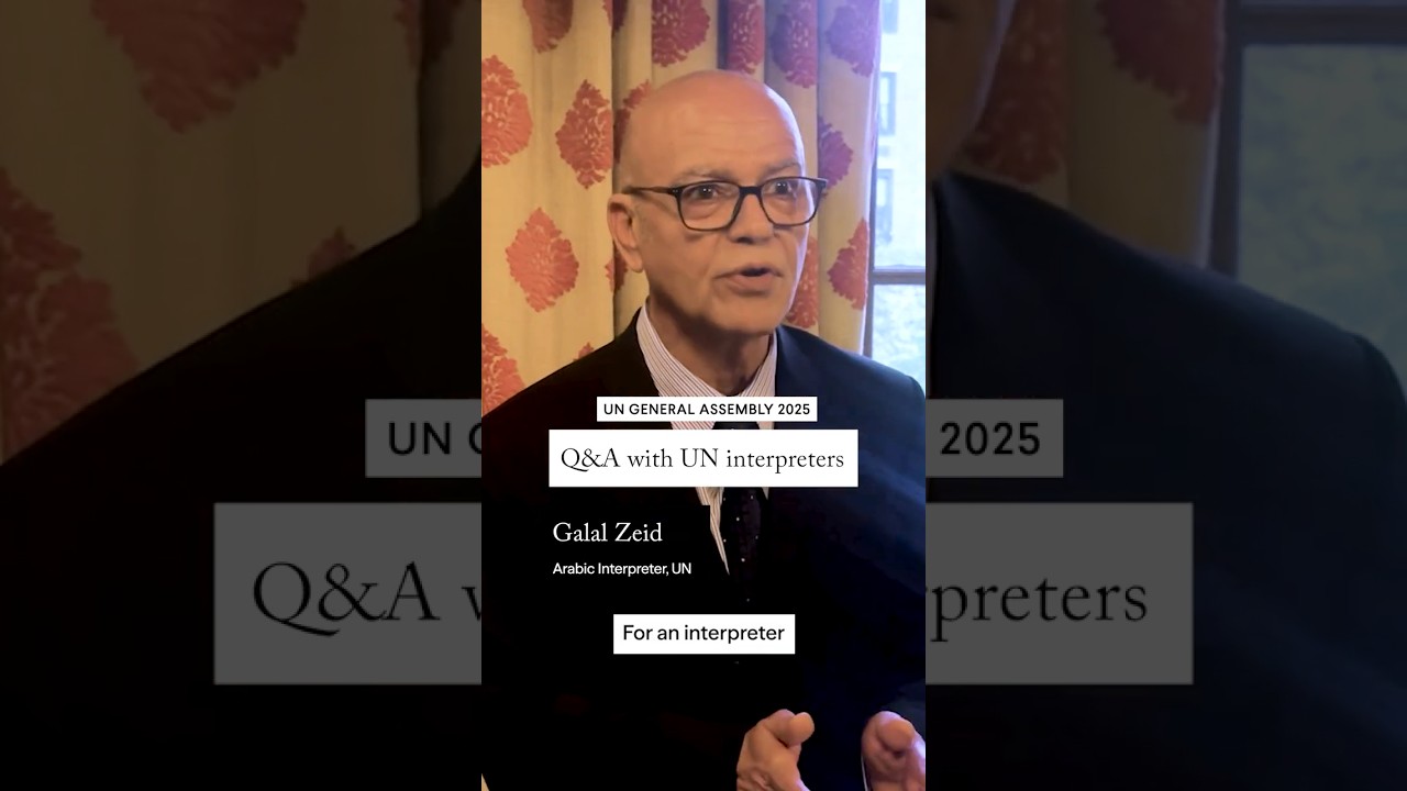 Why UN language interpreters don't work alone