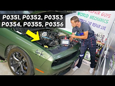 DODGE CHALLENGER CODE P0351 P0352 P0353 P0354 P0355 P0356 IGNITION COIL
