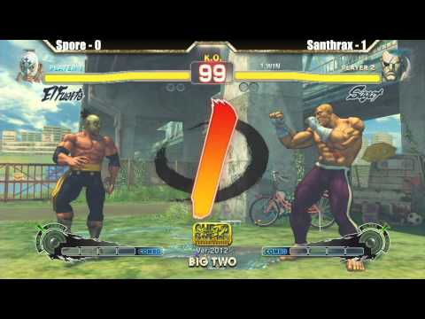 SSF4 AE 2012 Spore vs Santhrax - Big Two #5 Tournament