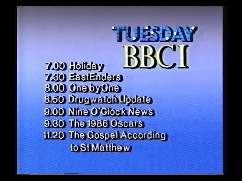 BBC1 Continuity & Closedown - 1986