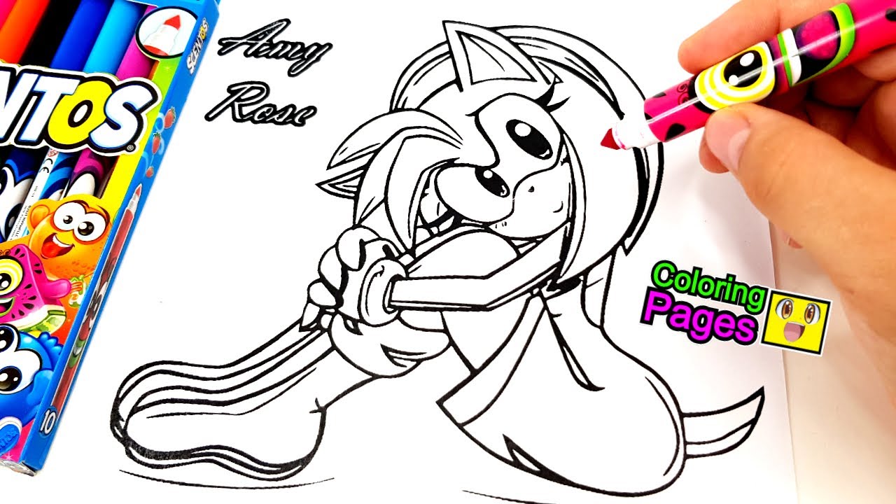 Amy Rose misses Sonic from Sonic 3 - Coloring Pages Tobu - Candyland [NCS Release]