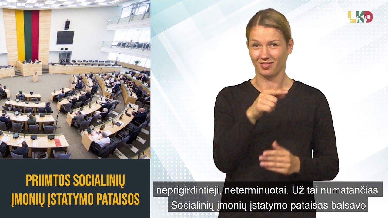 Klausos negalią turinčių asmenų įdarbinimas socialinėse įmonėse bus remiamas neterminuotai