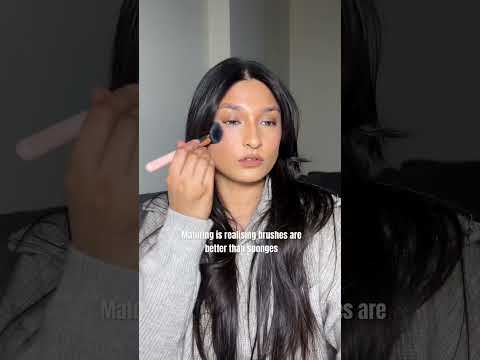 love my beauty blenders but makeup brushes ￼have their own charm #glasskin #koreanskincare #makeup