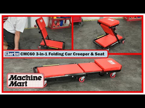 Clarke CMC60 3-IN-1 Folding Car Creeper & Seat