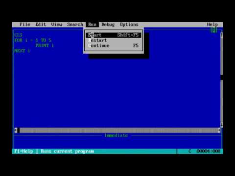 Qbasic Tutorial Loop For And While
