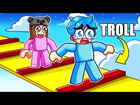 Trolling my BROTHER With EXTREME Troll Obby..