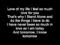 AL KOOPER  I Stand Alone , (Lyrics)
