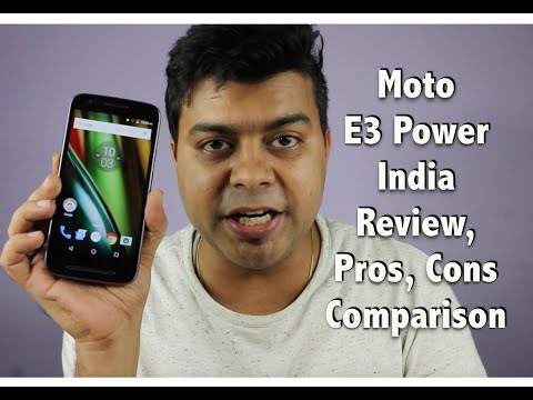 Hindi | Moto E3 Power India Unboxing, Review, Pros, Cons, Comparison | Gadgets To Use